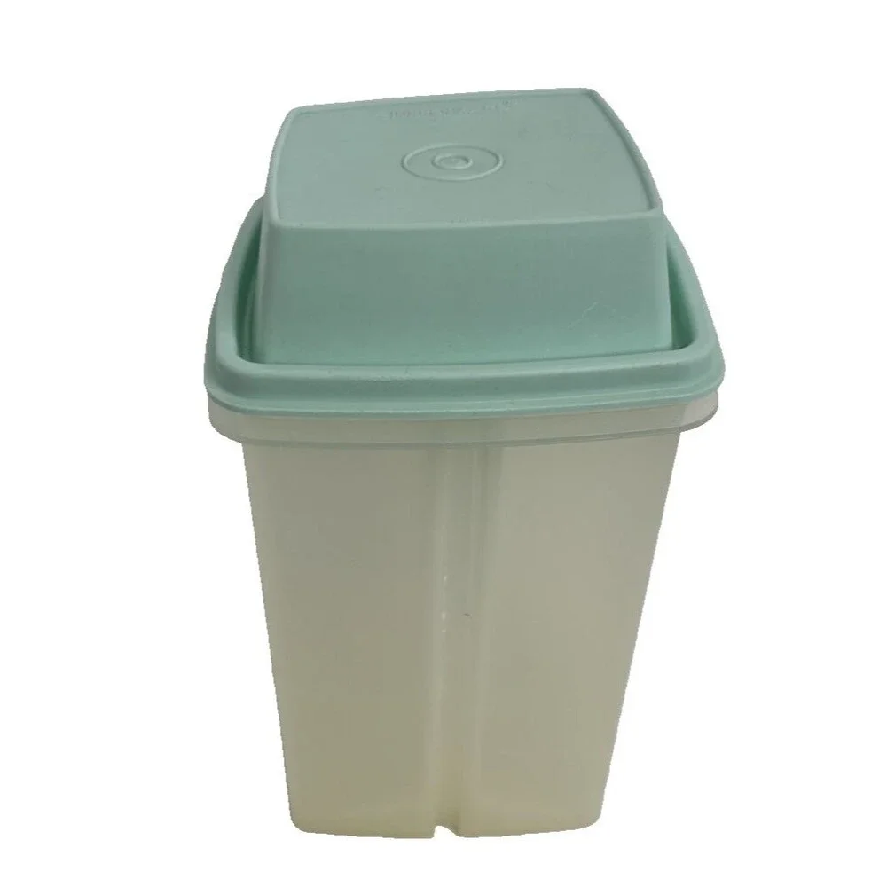 Tupperware 3 Piece Pickle Olive Keeper 1330-6  Blue / Turquoise Vintage